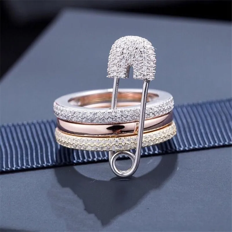 Новое поступление креативный Bijoux (украшения своими руками) Модные кольца CZ