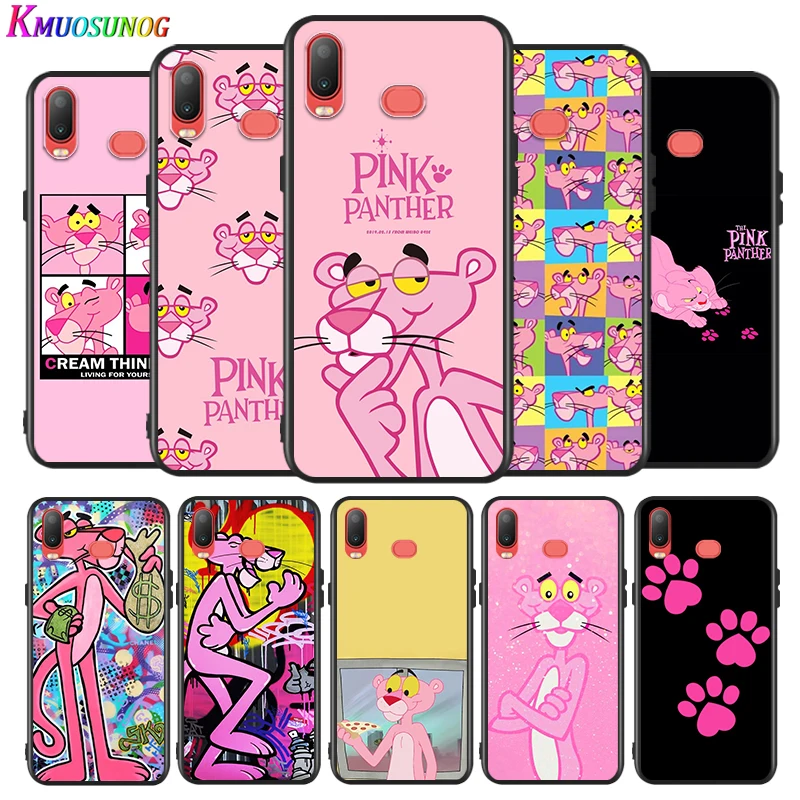 

Pink Panther cute for Samsung Galaxy A9 A8 Star A750 A7 A6 A5 A3 Plus 2018 2017 2016 Silicone Black Phone Case Soft Cover