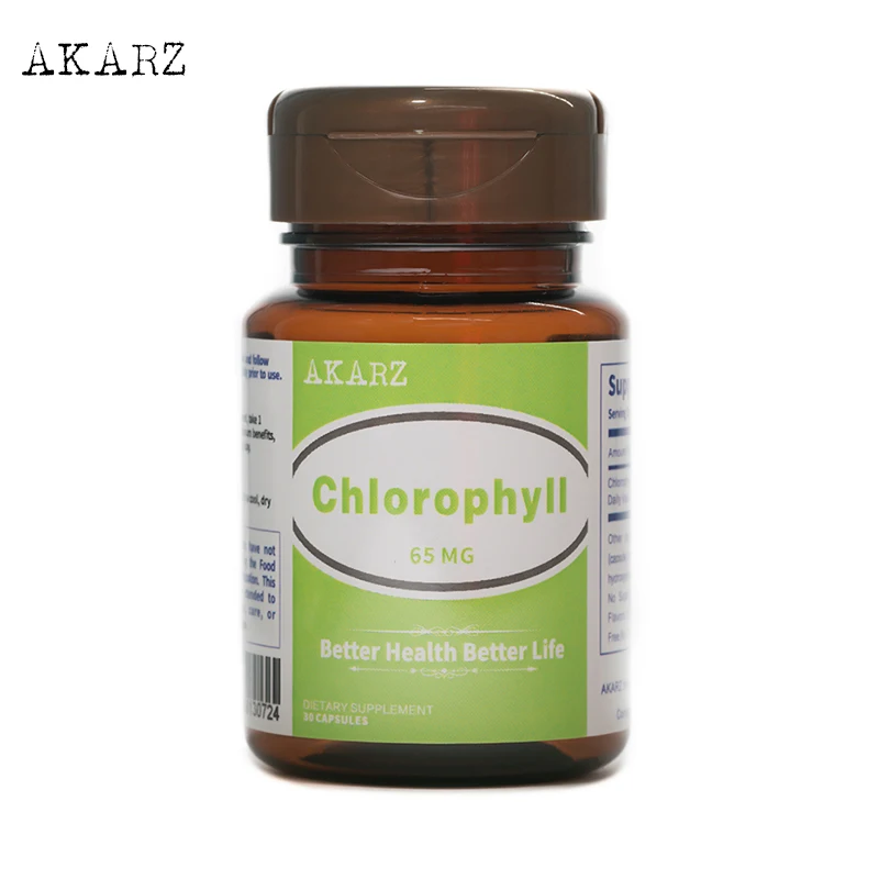 

AKARZ Famous Brand Chlorophyll Potent Antioxidant That Supports Immune Health Whitening 65MG