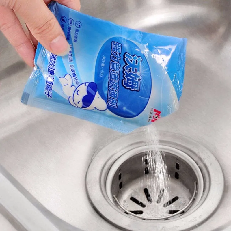 

New Pipeline Dredge Agent Kitchen Sewer Toilet Drain Cleaners Bathroom Strainer Clogging Strong Cleaning Agent AX0826