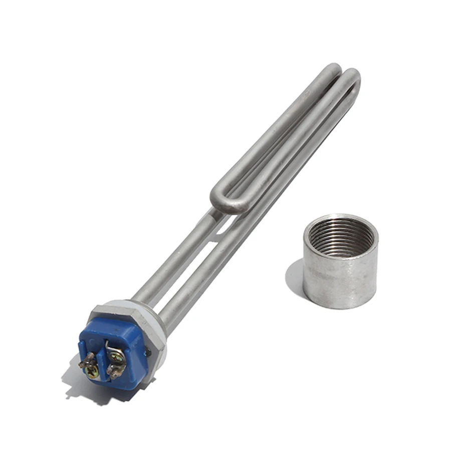 1 Inch BSP/DN25 Thread 304SUS Immersion Water Heater Tube 12