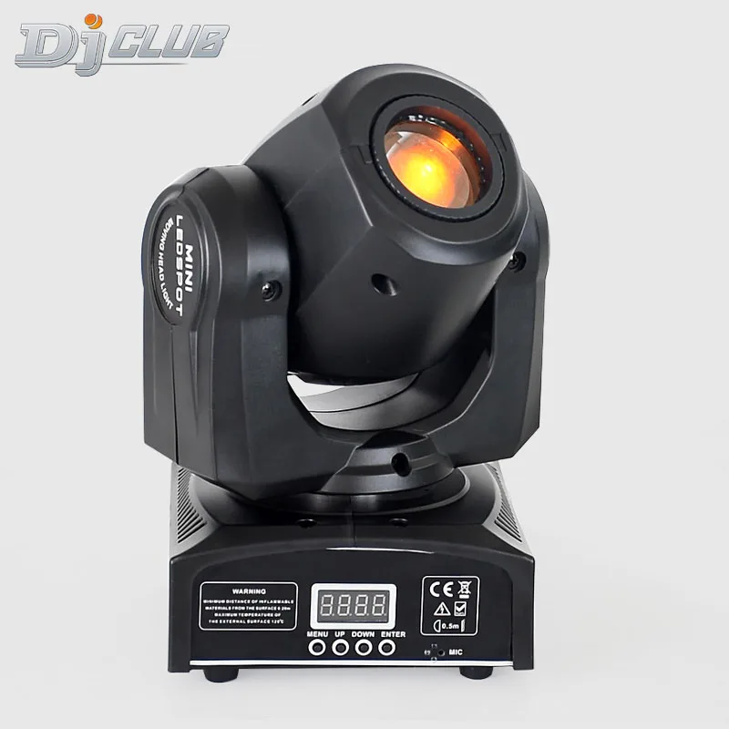 Мини Led движущаяся голова 10 Вт Dj освещение точечная лампа Dmx512 Управление