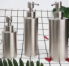 Дозатор жидкого мыла, семейная бутылка 304, насос для лосьона из нержавеющей стали, дозатор для мыла для кухни и ванной комнаты, 250 мл350 мл550 мл