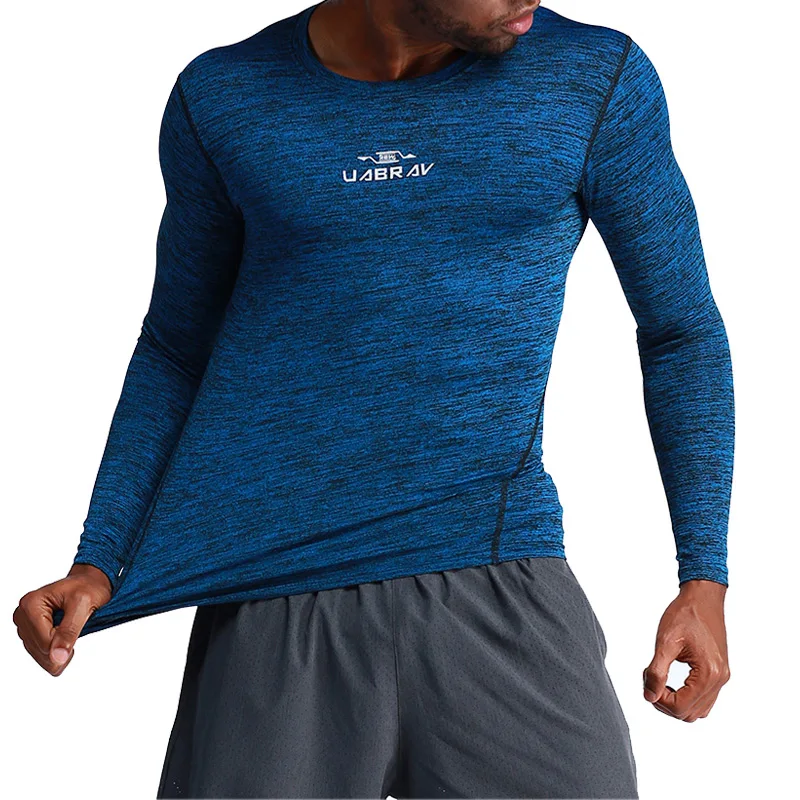 Новинка хит продаж мужские спортивные рубашки компрессионные бодибилдинг