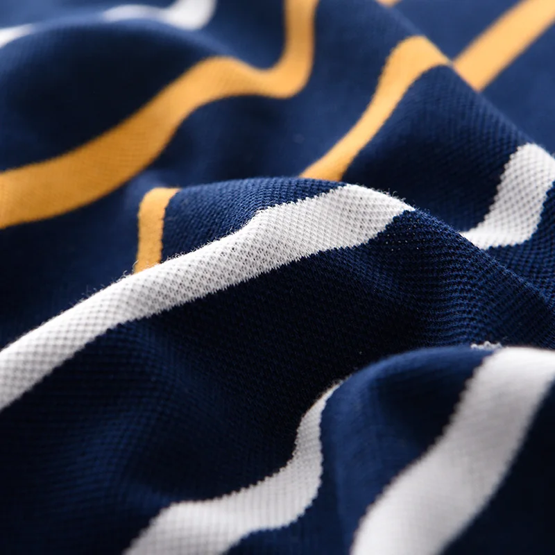 

Men Polo Shirt Summer Men's Casual Breathable Plus Size 4XL 3XL Striped Short Sleeve Polo Shirt Pure Cotton Fashion Men Clothing