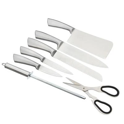 SATOSHI Martell Kitchen knife set 8 pcs chrome handles acrylic standKitchen supplies Knives Accessories Dining Bar Home Garden For Utensils | Дом