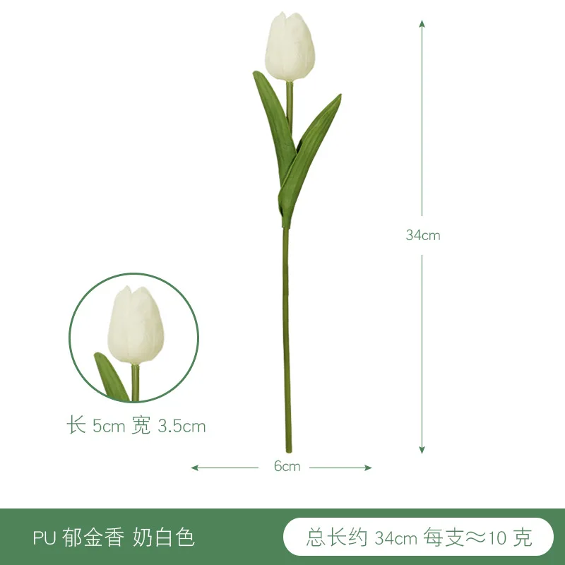 

1pcs Real Touch PU Tulips Artificial Flowers Home Garden Bedroom Decoration Flores Artificiales Para Decoracion Hogar