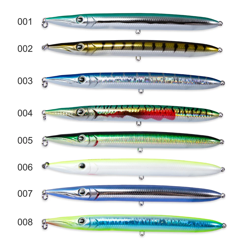 Рыболовная жесткая приманка Hunthouse карандашная топвотер LW501 190 мм 32 г для морского