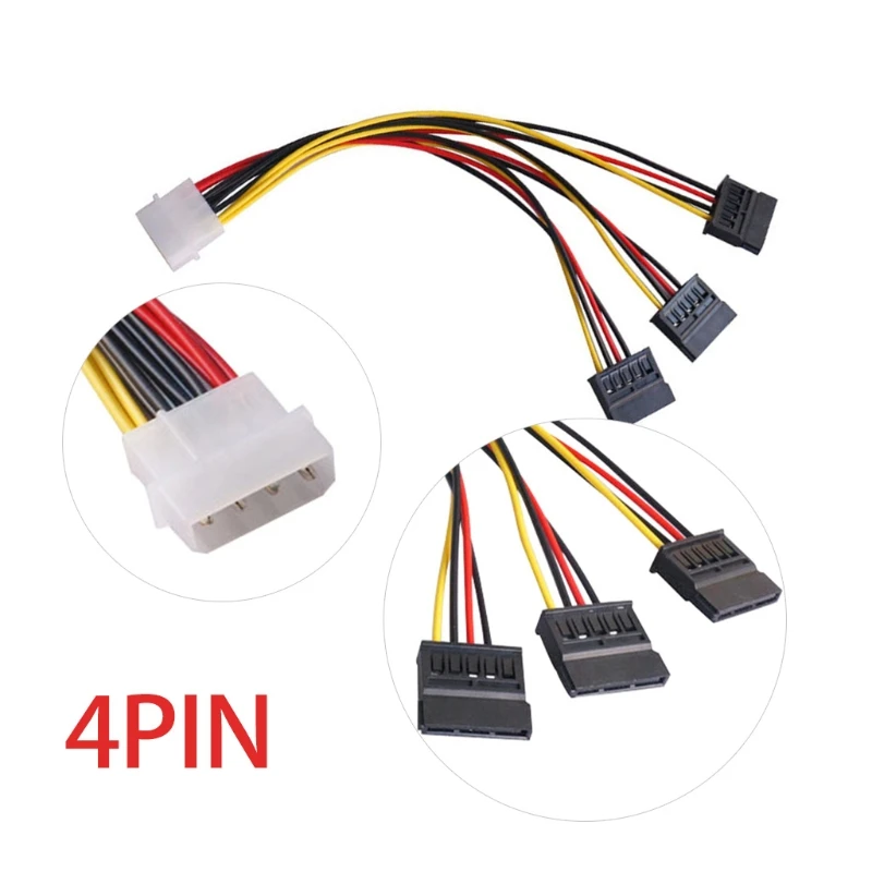SATA IDE/SATA от одного года до трех 4pin жесткий диск Мощность шнур кабель питания