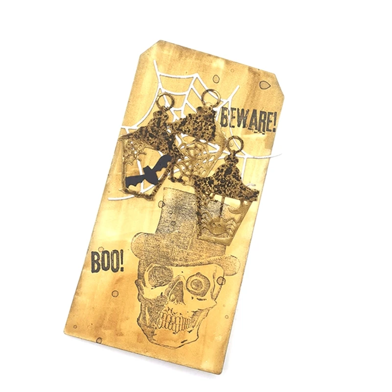 

DIY Spider Cutting Dies Embossing Stencil Template for Scrapbooking Card Making R9JC