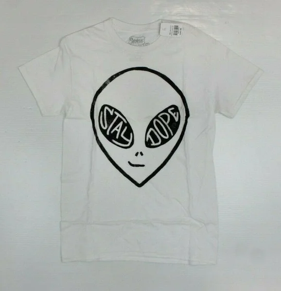 

Spencer's Alien Stay Dope White T-Shirt New! (2C3