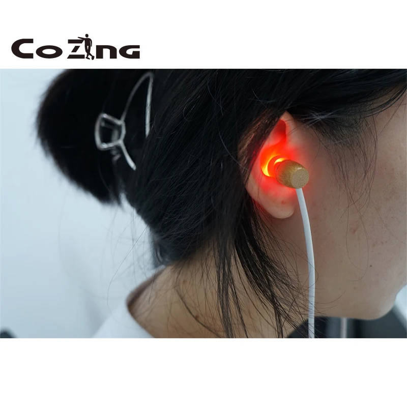 LLLT 650nm COZING  Therapy Tinnitus Ear Infection Hearing Loss Tympanitis Otitis