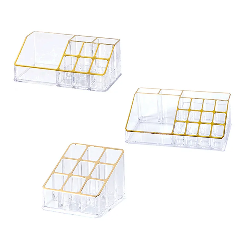 Прозрачная акриловая коробка для косметики чехол хранения органайзер подарок
