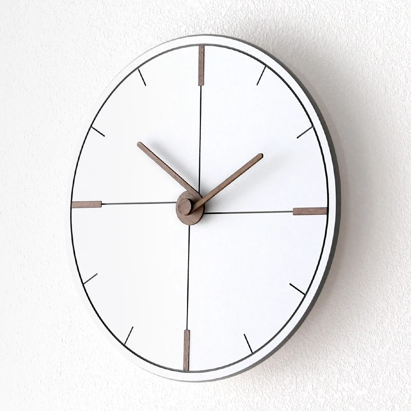 Скандинавские минималистичные настенные часы современный дизайн гостиная