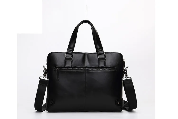 Мужской деловой офисный портфель брендовая сумка из искусственной кожи для