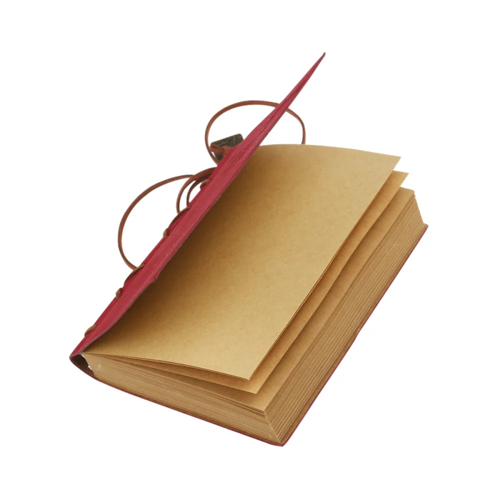 

Classic Retro Vintage Style PU Cover String Key Bound Blank Notebook Notepad Travel Journal Diary Sketchbook (Coffee)