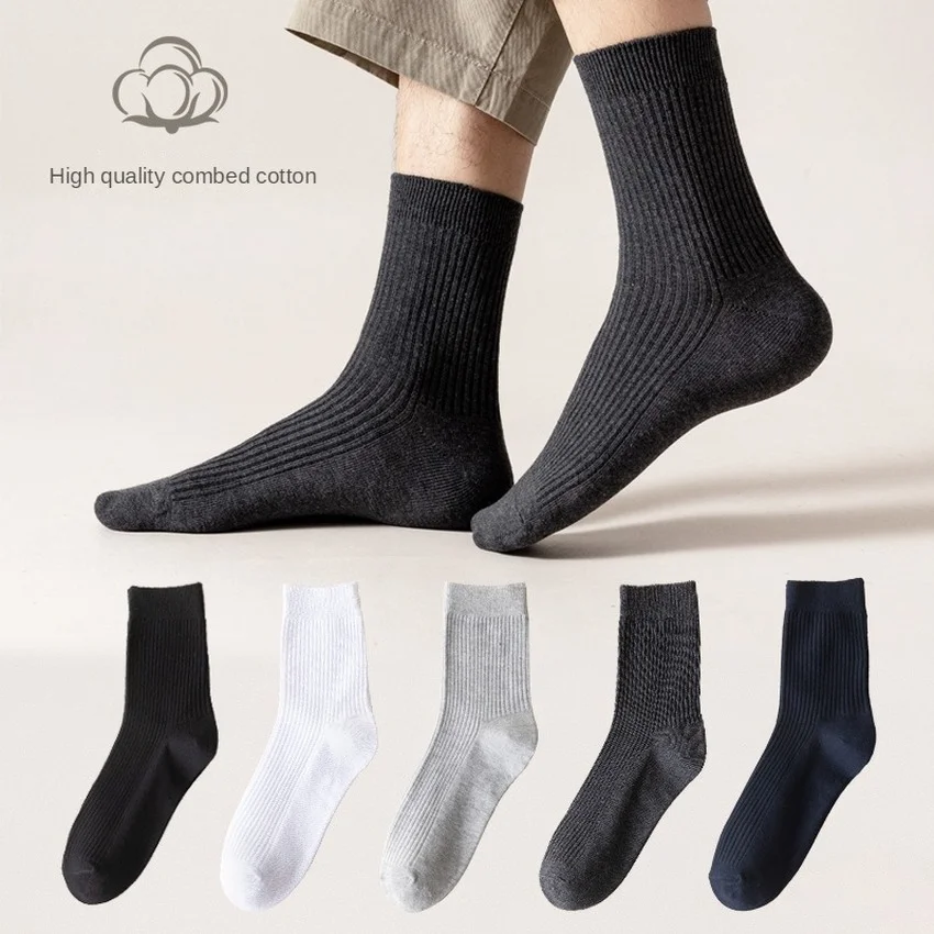 

Cotton Socks Women Men Female Middle Tube Slouch Casual Short Ladies Winter Medium Tube Business Sports Socks Casual 2022 New