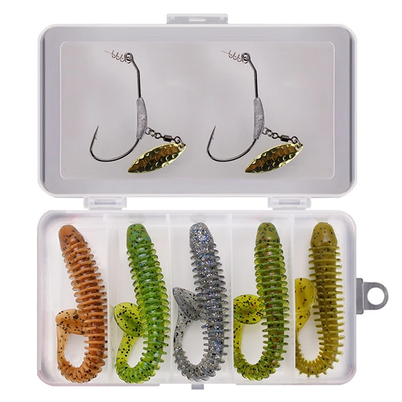 Искусственная рыболовная приманка снасть джиг форма крючок в коробке комплект T