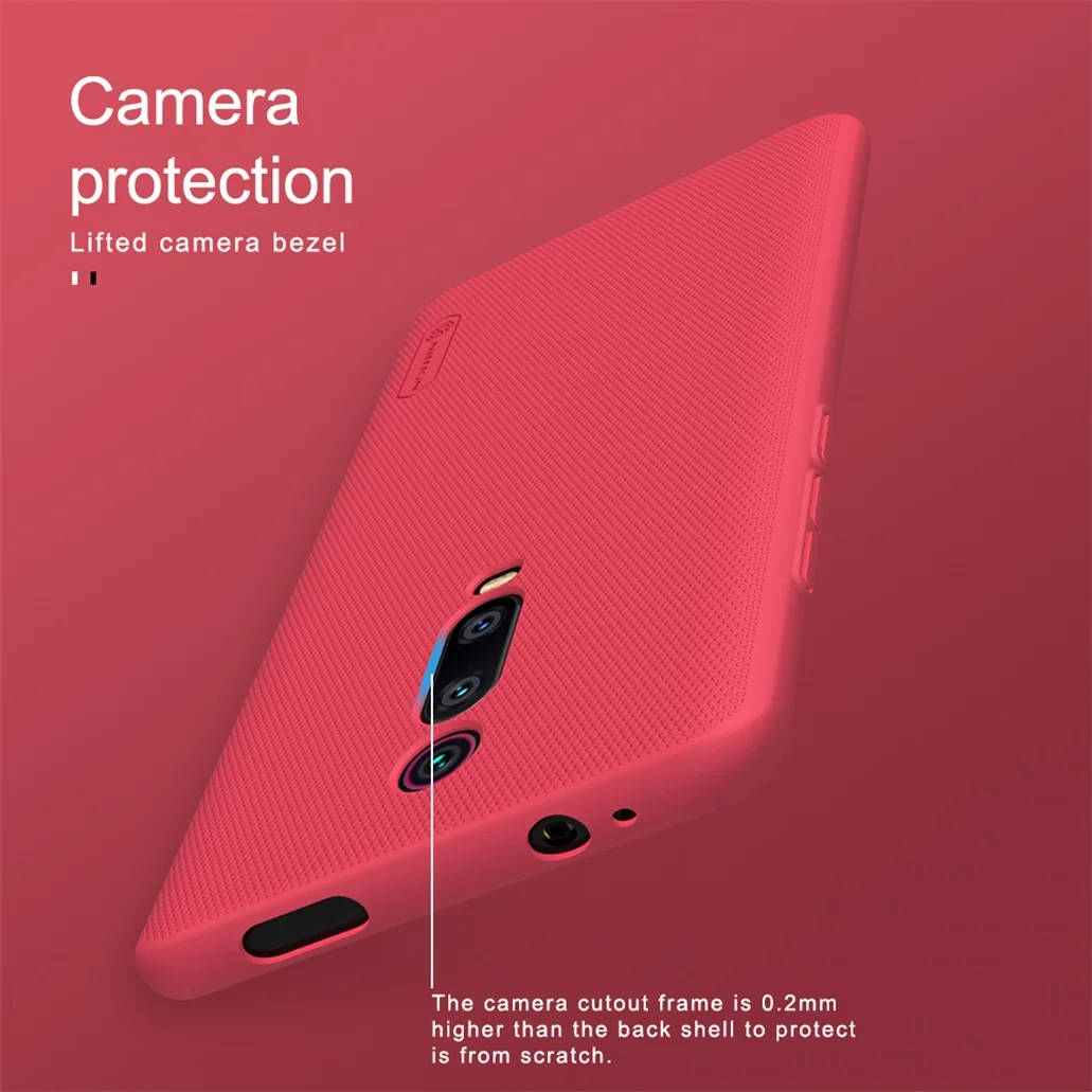 Xiaomi mi 9T красный Redmi K20 чехол Pro Nillkin Супер Матовый щит жесткая задняя панель из