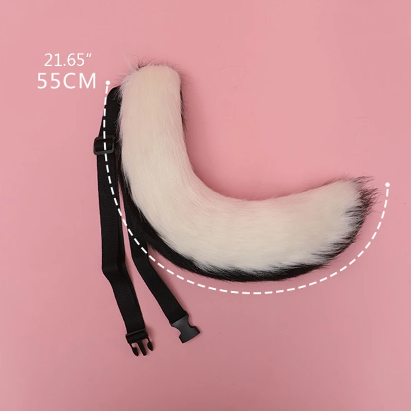 Мягкий Гладкий хвост анимации регулируемые милые костюмы для Хэллоуина и