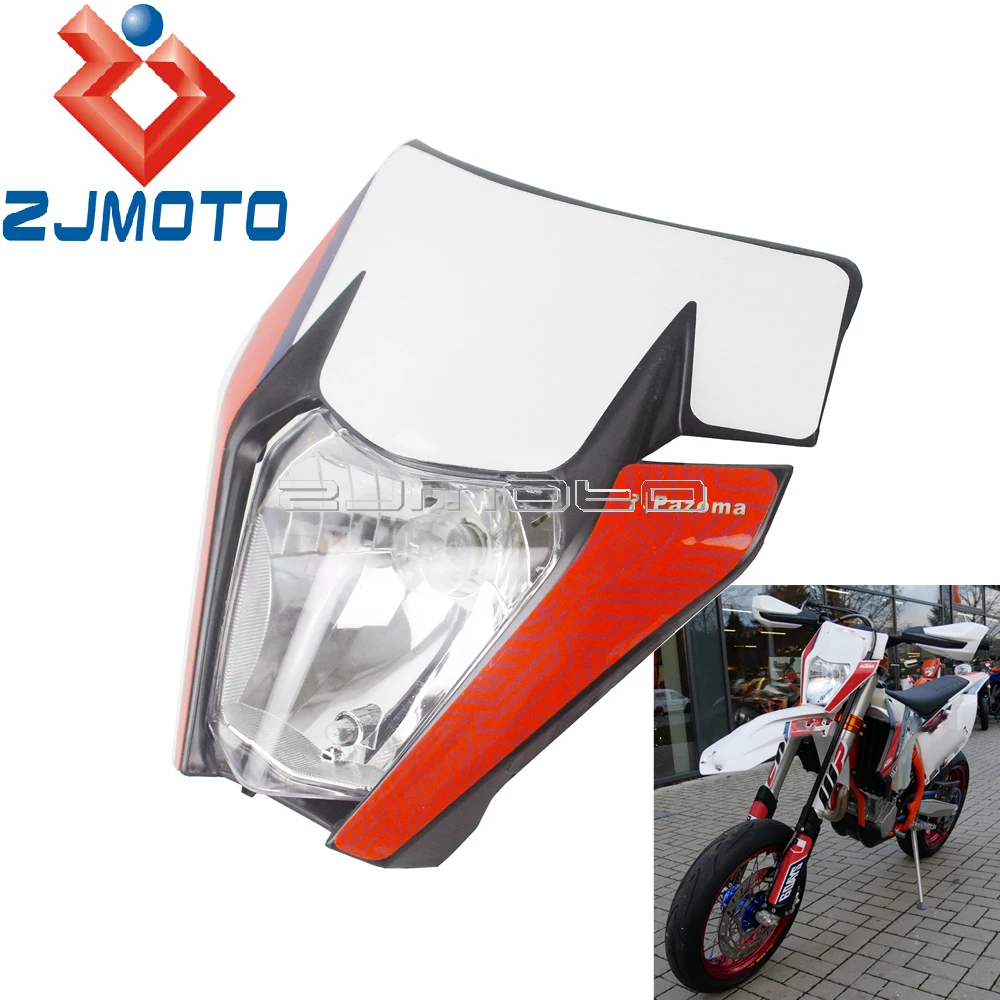 

Наклейка на фару велосипеда-внедорожника, маска на фару Emark для Yamaha Kawasaki EXC 500 300 MX XCF SXF SX SMR YZ YZF WR KX KLX