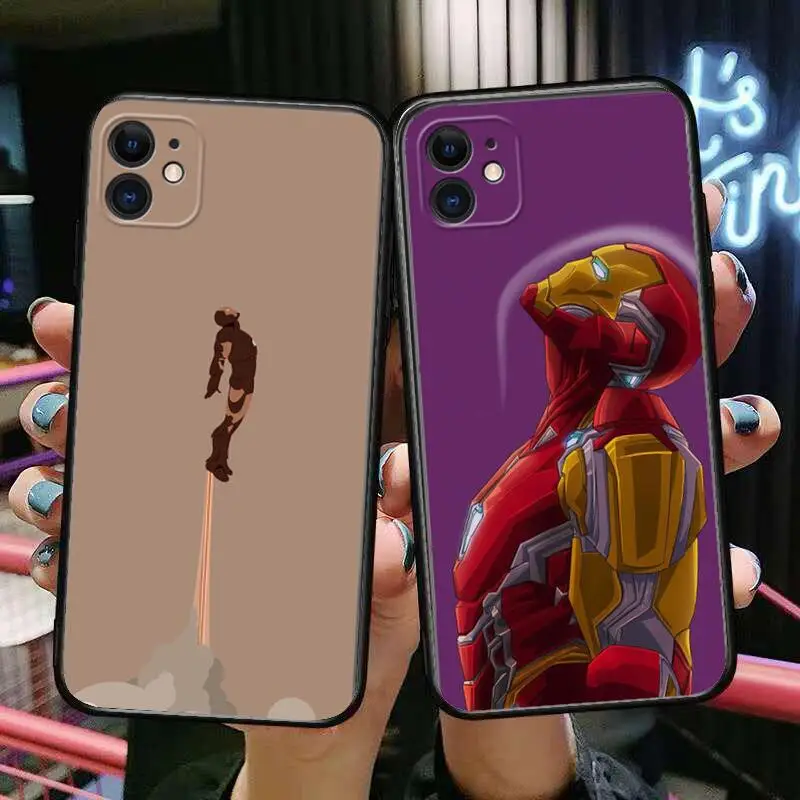 Чехол для телефона Лучший Железный человек телефонные чехлы iphone 13 Pro Max 12 11 8 PLUS 7 6S