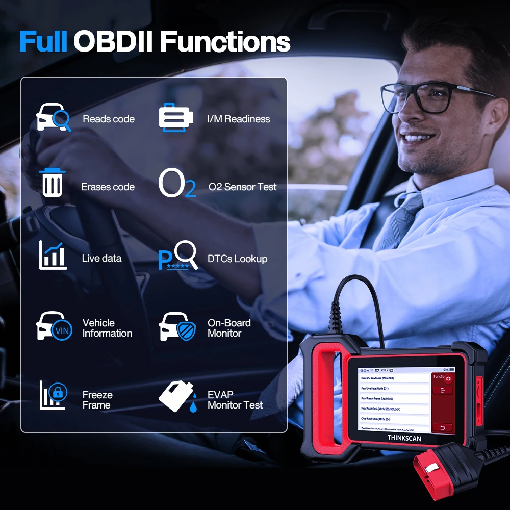 THINKCAR Thinkscan Plus S4 OBD2 автомобильный сканер ECM/TCM/ABS/SRS/BCM система Автомобильные
