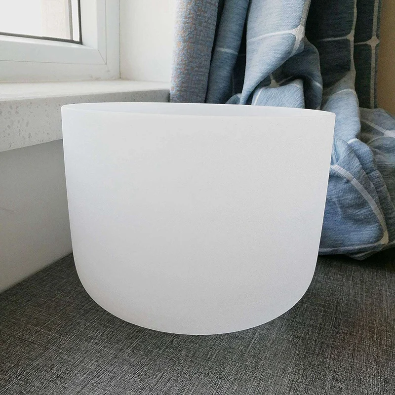 8 дюймов 432 Гц Поющая чаша идеальный звук Note E солнечное сплетение чакра Матовый