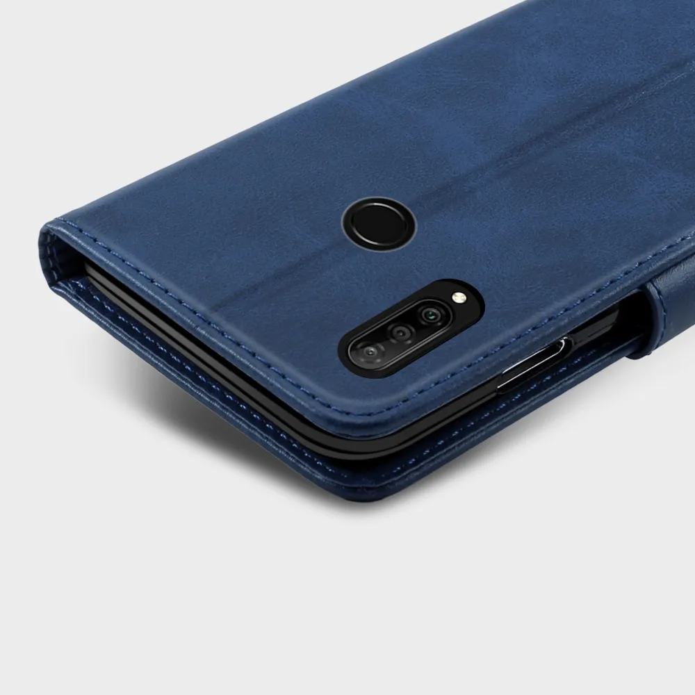 Для huawei Honor 10 Lite 2019 P Smart чехол из телячьей кожи PU кожаный флип-чехол-кошелек с