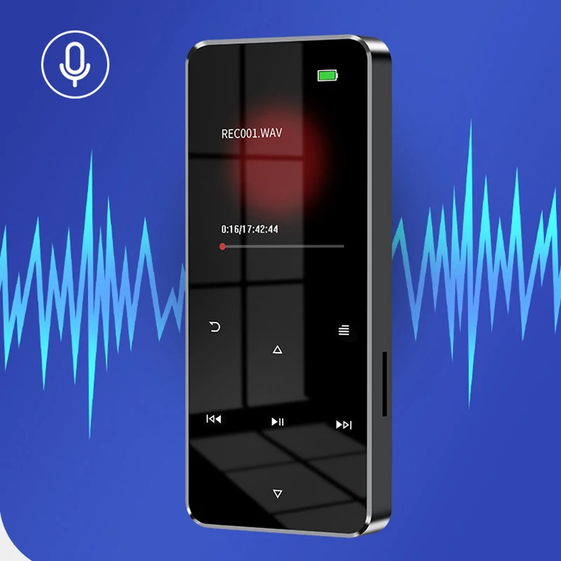 Новый металлический сенсорный MP3 MP4 Музыкальный Плеер 1 8 дюйма Bluetooth 4 2
