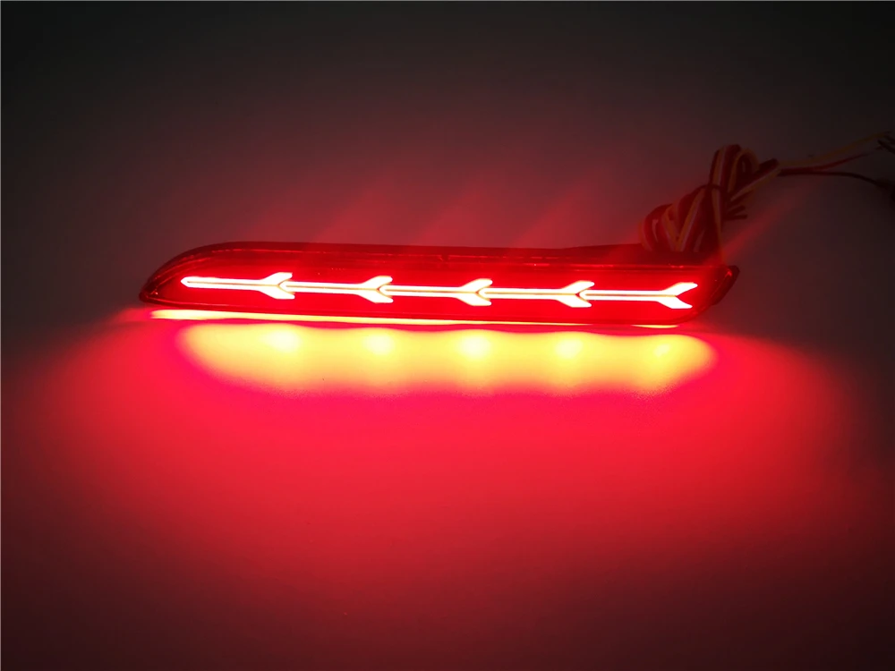 Светодиодный задний бампер автомобиля отражатель задний тормозной фонарь для Toyota Camry Reiz WISH SIENNA Innova Lexus ISF GX470 RX300 5630 матрица