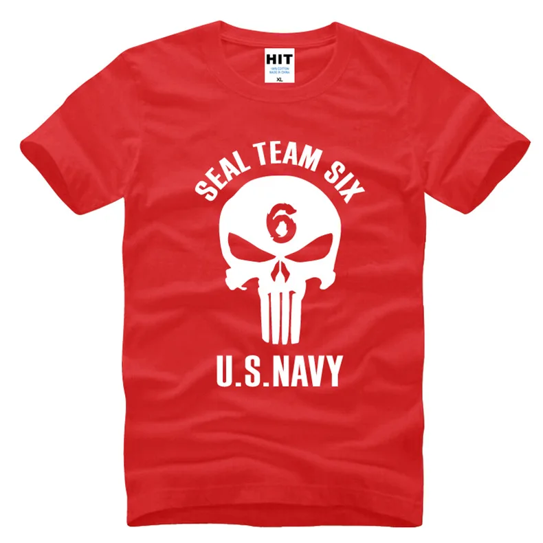 Новинка 2020 Мужская креативная футболка Seal Team Six US NAVY новая хлопковая с коротким