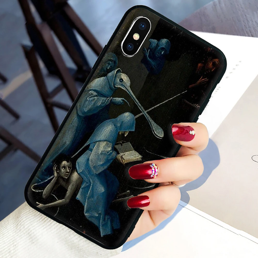 Босха Чехлы для мобильного телефона из мягкого силикона чехол iphone 5 5S SE 2020 6 6S 7 8 plus
