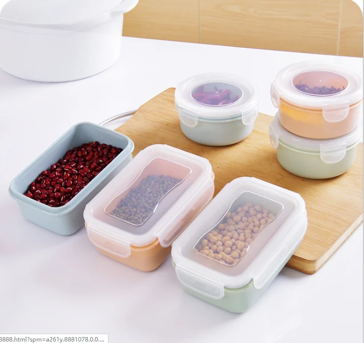 Холодильник для пищи ящик хранения пластиковый мини-контейнер ланча кухонный