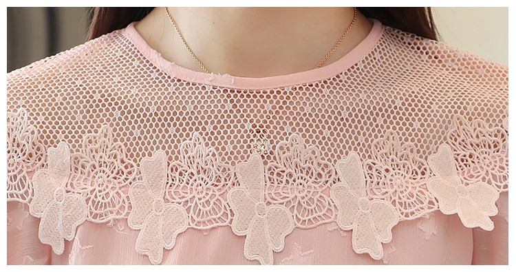 женская одежда блузки рубашка кружева выдалбливают blusas Летние женские топы