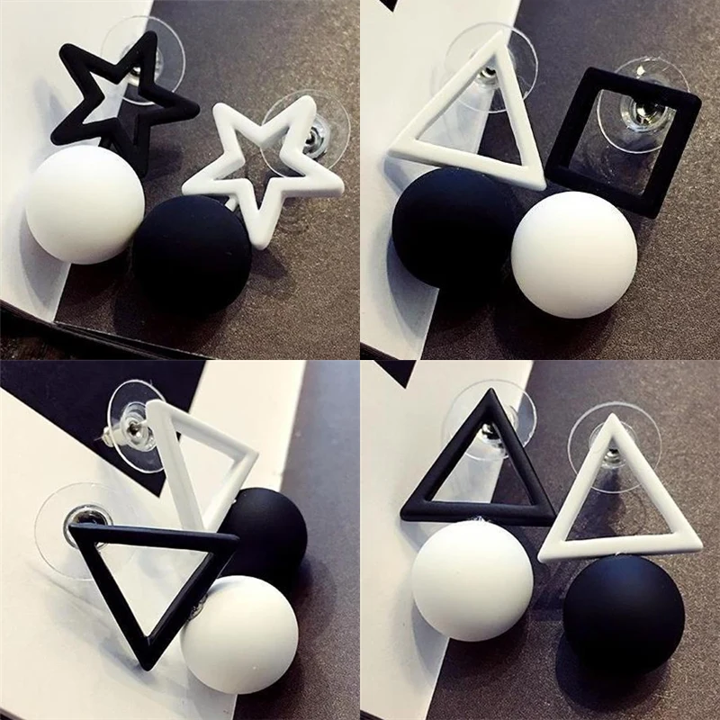 Новинка 2019 женские модные черные белые смешанные цвета полые квадратные