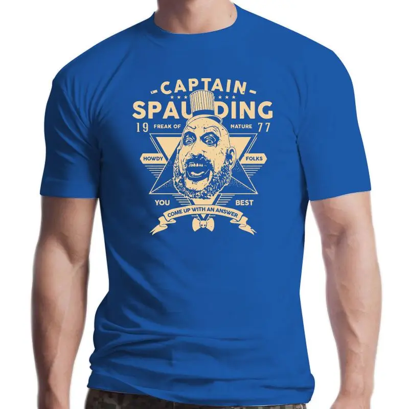 

Новинка, футболка CAPTAIN SPAULDING для мужчин и женщин, Мужская футболка 1000 с изображением трупов 3 из Hell The Devil's отвергает, футболка разных размеров ...