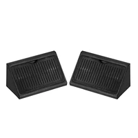 10 20 40 pieces 20x40 black thick plastic nylon pvc furniture cabinet corner bracket board holder with 2 holes