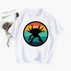 Axolotl, мужские и женские футболки, топы с круглым вырезом, мягкая футболка с рисунком Аниме Манга, футболки одежда, футболка