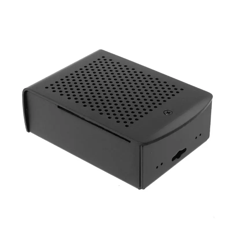 

1Set Silver/Black Aluminum Case Metal Enclosure for Raspberry Pi 4 Model B+ Kit
