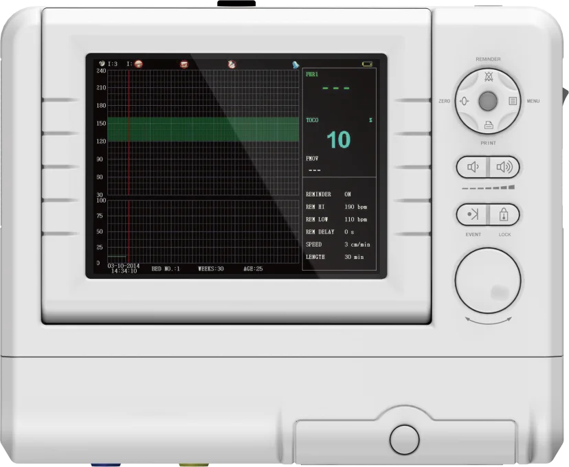 Contec CMS800G цветной дисплей фетальный монитор двойной зонд в реальном времени