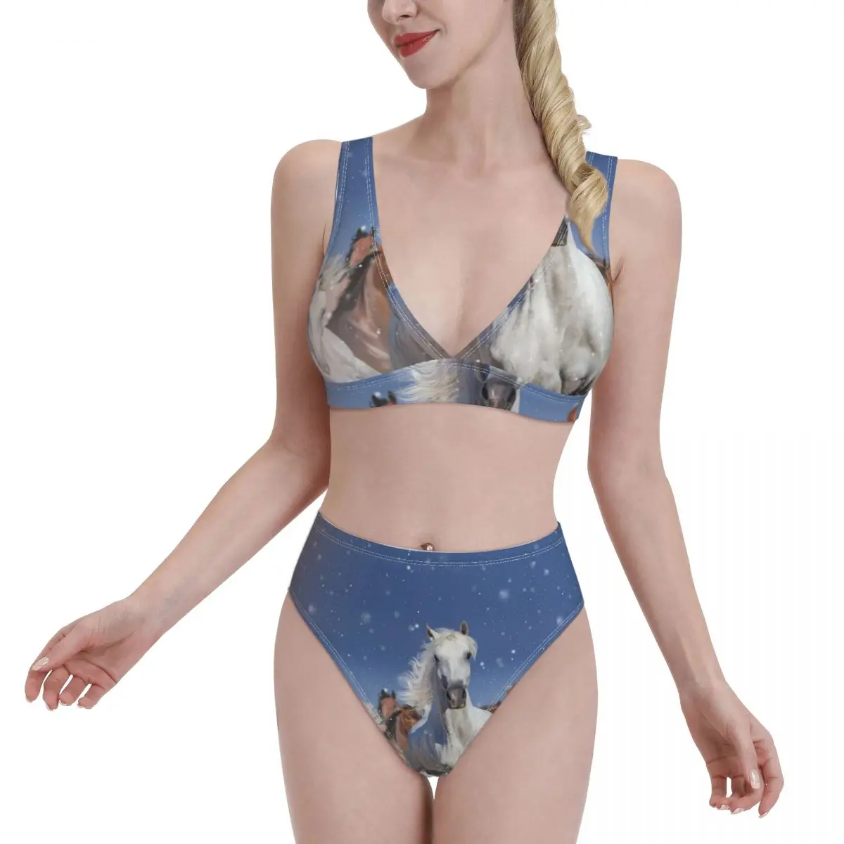 

Бикини с высокой талией, купальники, женский купальник пуш-ап, купальный костюм, бикини, Бразильское бикини, новинка 2021, пляжная одежда, бег с...