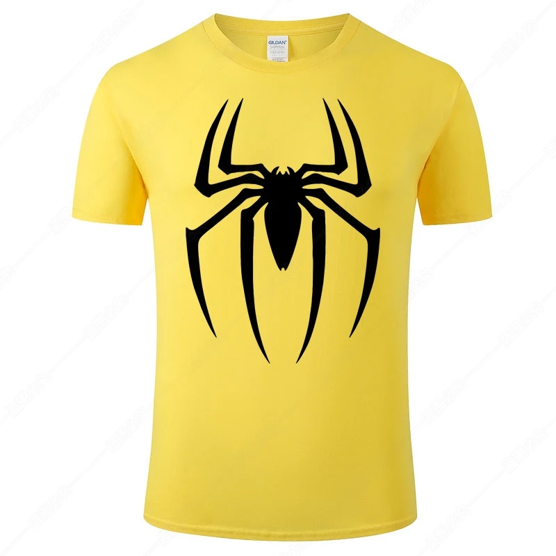Футболка Мужская/Женская хлопковая с коротким рукавом и принтом Человека-паука -