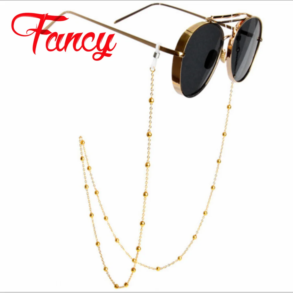 Модные серебристые и золотые солнцезащитные очки для чтения цепочка очков шнуры