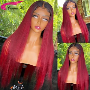 Парик для волос Topline 13*1, 6*1, светлый, с эффектом омбре, парик на сетке 180%, парики без повреждений для женщин, предварительно выщипанные Детские волосы