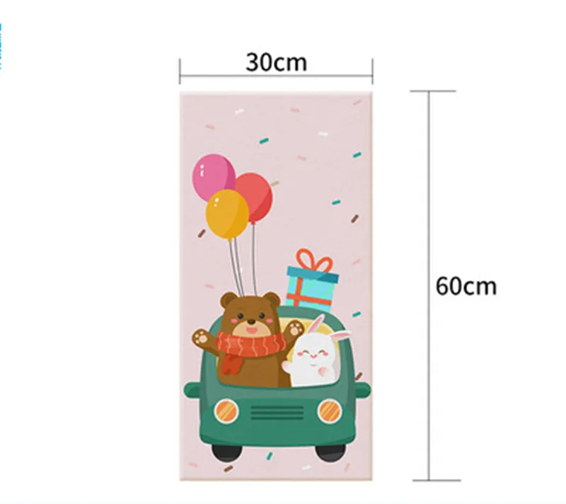 

Wallpaper 3D stereoscopic wall stickers cartoon children's room, kindergarten, anti-collision foam thickening wall sticker, soft