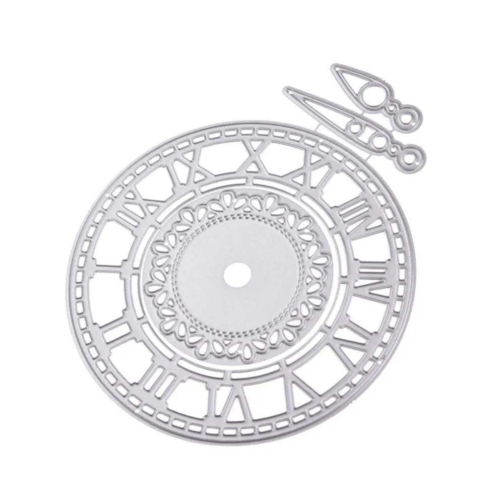 Часы металлические режущие штампы формы рамки для часов скрапбук Бумага Ремесло