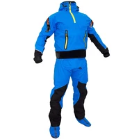 sturdy hooded dry suit safely drysuit latex men spring for whitewater expanding boating kayaking fishing wetsuit warm waterproof
