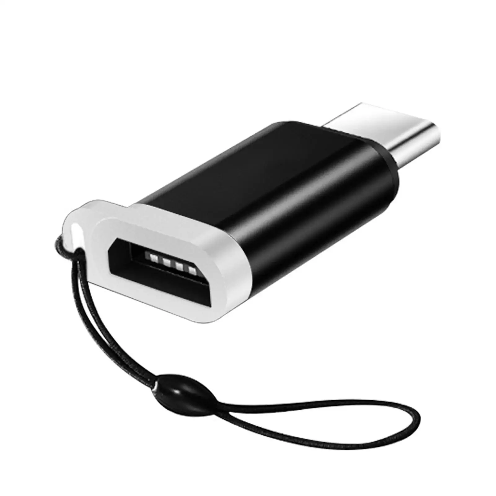 

1 шт. Алюминий сплава с эффектом приближения C зарядкой Micro-USB к Тип-C Телефон/планшет USB Передача данных/зарядный разъем адаптера с анти-потеря...