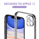 Силиконовый гелевый Чехол с покрытием для iPhone 11 Pro Max, сменный на iPhone 12 Pro Max, мягкий чехол-накладка для iPhone 11 Pro Max, чехол